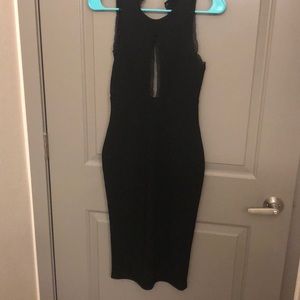 Black cutout dress